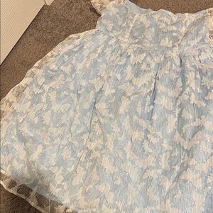 Light Blue Floral Dress